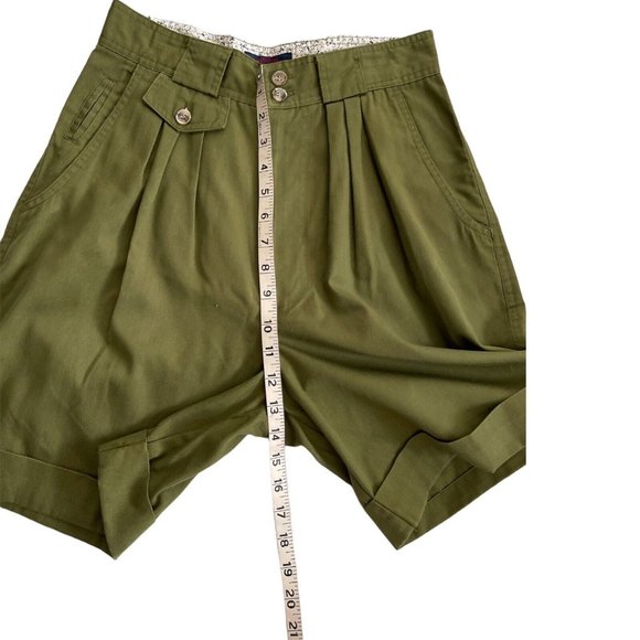 PRINCETON CLUB Bermuda Short Womens 11/12 Regular Size Army Green - Picture 6 of 8